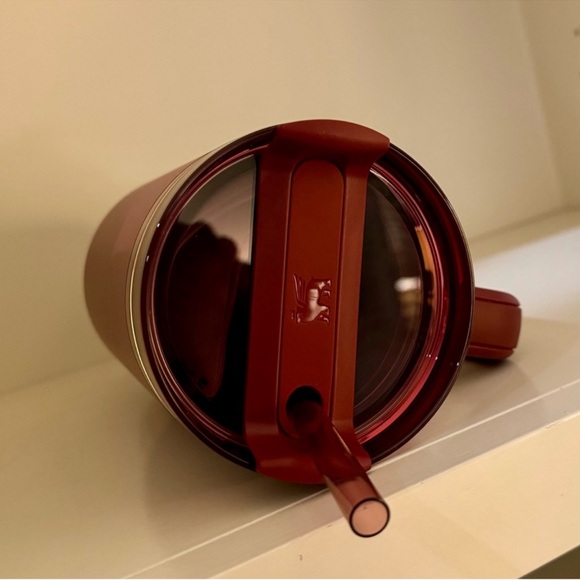 🎉LAST CHANCE🎉Stanley 40oz. Quencher H2.0 FlowState Tumbler Glided Pomegranate - Picture 10 of 14